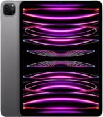 Apple iPad Pro 11-inch (4th Generation): with M2 chip, Liquid Retina Display, 256GB, Wi-Fi 6E, 12MP front/12MP and 10MP Back Cameras, Face ID, All-Day Battery Life