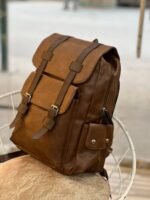 BACKPACK PU LAPTOP BAG LEATHER MATERIAL  WITH SPONGE BELT - Image 2