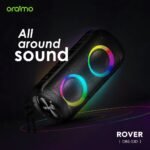 Oraimo Rover 12W Wireless Speaker | HavyBass™ & RGB Lightshow | IPX5 Waterproof Portable Speaker | Tanzania - Image 7