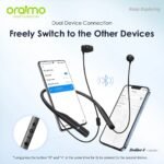 Oraimo Necklace 4 Wireless Bluetooth Earphones – Long Battery, Deep Bass & Magnetic Design | Tanzania - Image 7