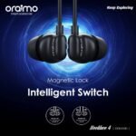 Oraimo Necklace 4 Wireless Bluetooth Earphones – Long Battery, Deep Bass & Magnetic Design | Tanzania - Image 8