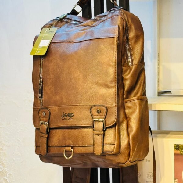 Jeep Leather Backpack Tanzania